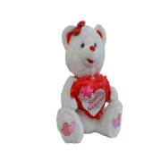 Vardem Peluş 56 cm Kalpli Ayı Tokalı 68534-56U*68715U*68543U