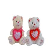 Vardem Peluş 41 cm Kalpli Ayı Çiçek Tokalı 68599U*68288-16U*68987U