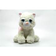 Vardem 24Cm Peluş Oturan Kedi (Kurdelalı Cam Göz PB28952E-72) 