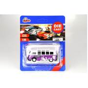 Vardem Kartela Çek Bırak 1:55 Metal Otobüs (Die Cast) KSF-VR1436