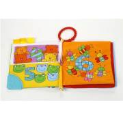 Vardem Diş Kaşıyıcılı Rakamlı İlk Kitabım (Kumaş) F100-123-ABC 