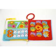 Vardem Diş Kaşıyıcılı Rakamlı İlk Kitabım (Kumaş) F100-123-ABC 