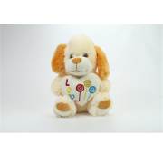 Vardem Peluş 30Cm Ayı,Köpek ve Tavşan (Love Desenli Kalp) PHC253/30