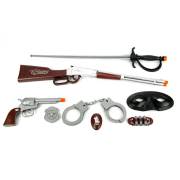 Vardem Kutulu Kovboy Seti (Tüfek ,Tabanca, Kılıc, Maske Set) N764K/828