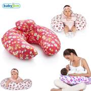 Babyjem Emzirme Ve Destek Minderi Pembe Çiçekli