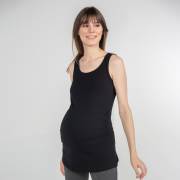 Funna Mamma 7630 Atlet Yaka Hamile T-Shirt - Alda- Siyah / S Beden