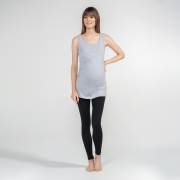 Funna Mamma 7634 Atlet Yaka Hamile T-Shirt - Alda - Gri / S Beden