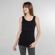 Funna Mamma 7666 Atlet Yaka Emzirme T-Shirt - Paola - Siyah / S Beden