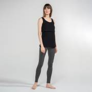 Funna Mamma 7667 Atlet Yaka Emzirme T-Shirt - Paola - Siyah / M Beden