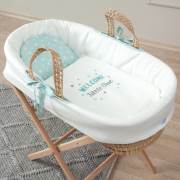 Funna Baby 9579 Aqua Hasır Sepet Seti