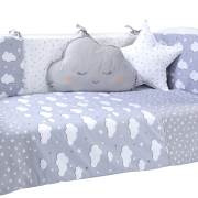 Funna Baby 9637 Uyku Seti - Nuvola / Gri - 60x120