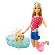 Mattel Barbie ve Köpekçiğin Banyo Keyfi Oyun Seti DGY83