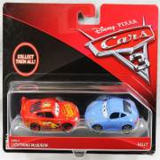 Mattel Cars 3 Karakter 2li Araçlar/Arabalar 3 Filmi DXV99