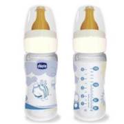Chicco Silikon Biberon 150ml Yeşil Mavi