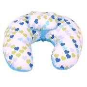 Baby Jem Emzirme ve Destek Minderi - Mavi Kalpli